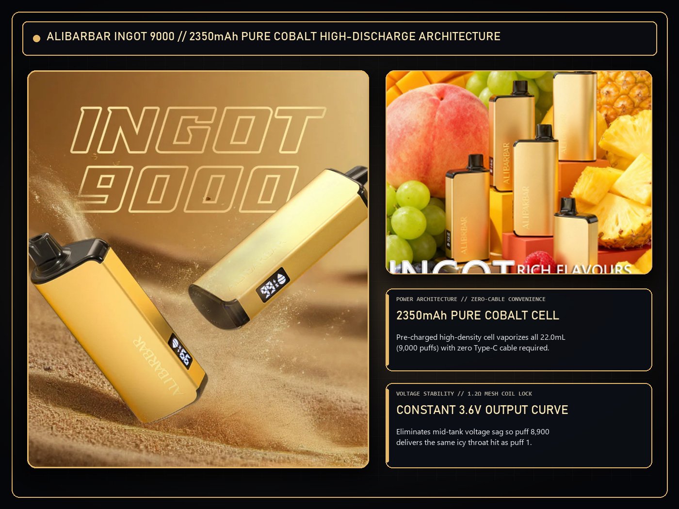 2350mAh Pure Cobalt Cell Sealed Metal Base