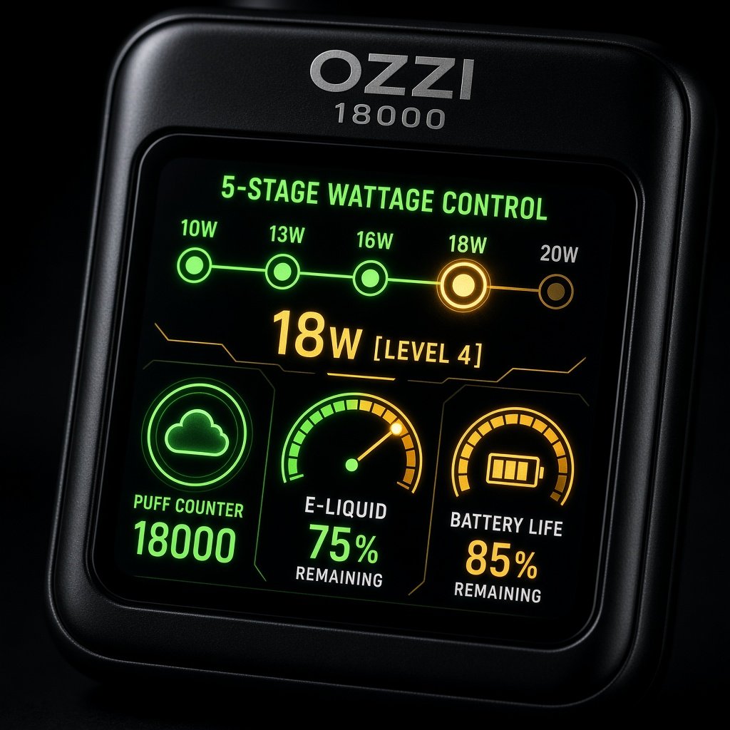 5-Stage Wattage LED Dashboard