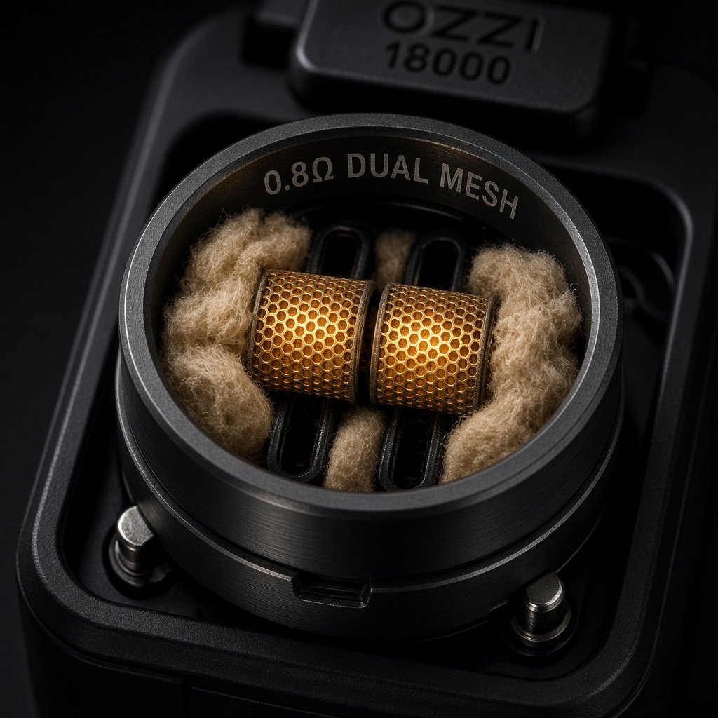 0.8 Ohm Sub-Ohm Dual Mesh Core