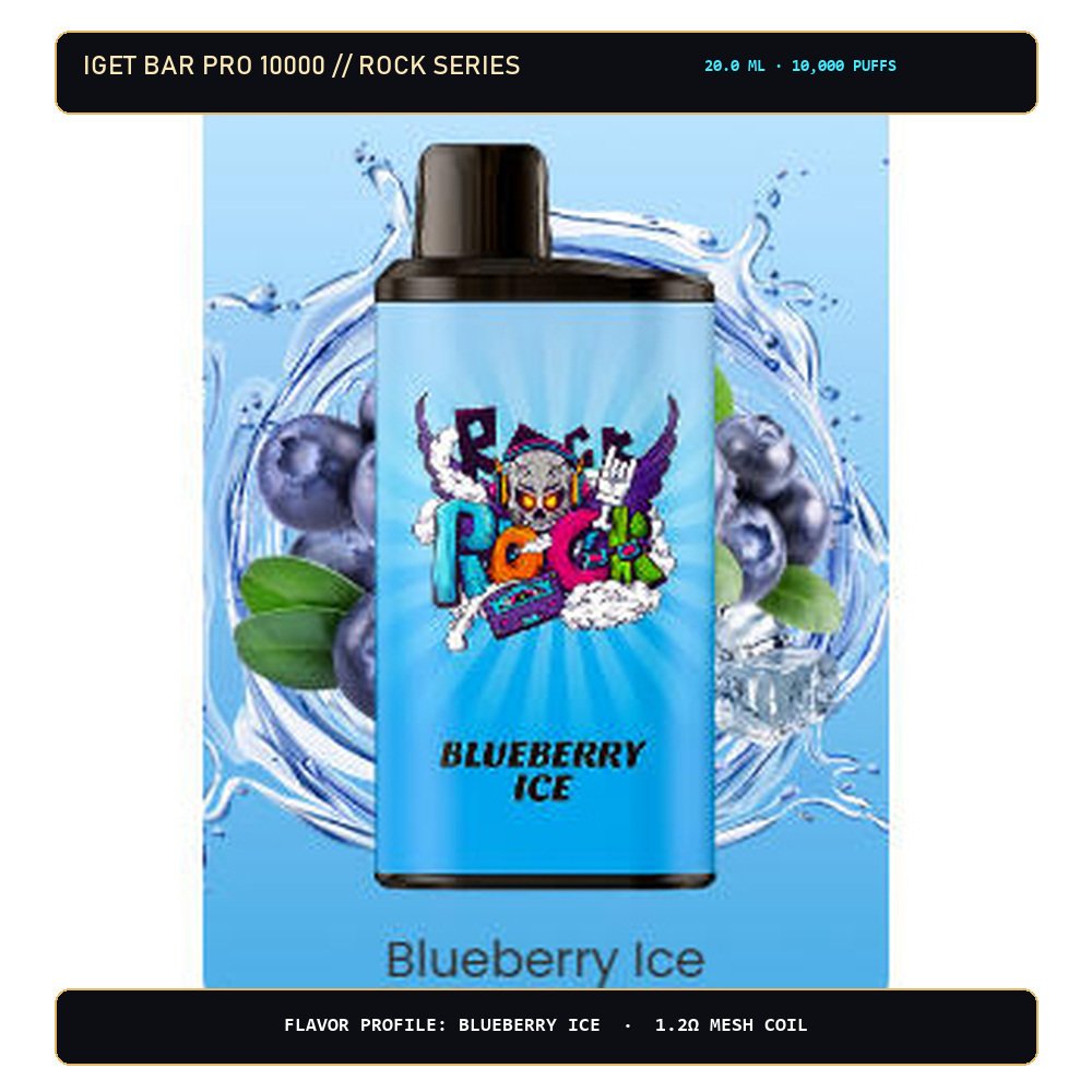 IGET Bar Pro 10000 Blueberry Ice