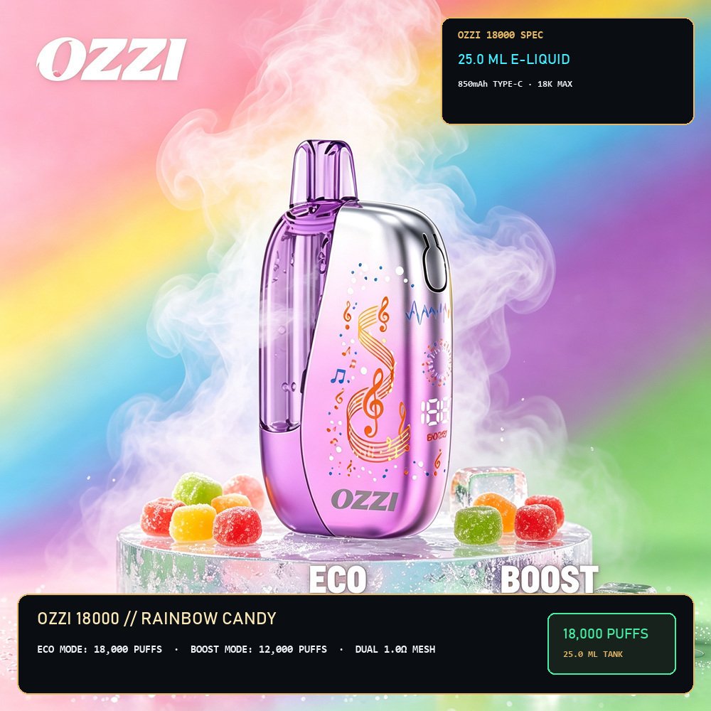 OZZI 18000 Rainbow Candy Authentic Edition